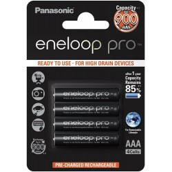52363099 Panasonic Eneloop Pro rechargeable AAA 930mah blister 4