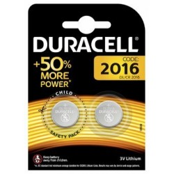 Duracell Mini Lithium CR2016 DL2016 3V lítiová gombíková batéria 2ks 5000394045736
