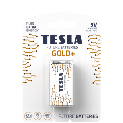 1099137028 Tesla GOLD Alkaline baterie 9 V (6LR61, 9 V, blister) 1 ks