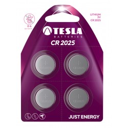 1099137110 Tesla CR 2025 Lithium, CR2025, BLISTER/4ks