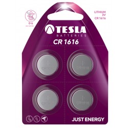 1099137155 Tesla CR 1616 Lithium, CR1616, BLISTER/4ks