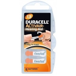 Duracell Activair DA 13 BL6 310mAh 1,45V batérie do naslúchadla 6ks 4043752174694