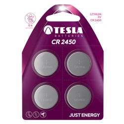 1099137109 Tesla CR2450 Lithium, CR2450, BLISTER/4ks
