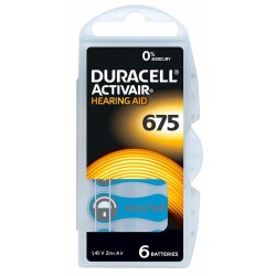 Duracell Activair DA 675 BL6 1,45V 650mAh batérie do naslúchadla 6ks 4043752174649