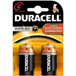 Duracell Basic MN1400 malý monočlánok C BL2 LR14 1,5V alkalické batérie 2ks 5000394076761