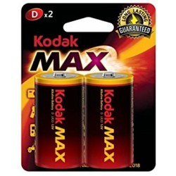 Kodak Alkaline Max alkalické batérie LR20 D BL2 2ks